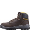 CAT Striver Brown Safety Boots Steel Toe Caps S3